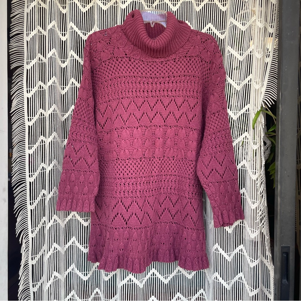 Vintage slouchy sweater dress/tunic